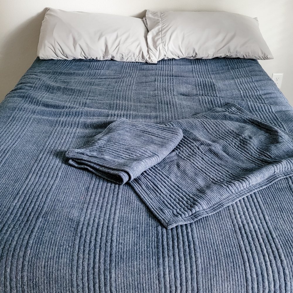 West Elm Cotton Cloud Jersey Duvet Cover & Shams set